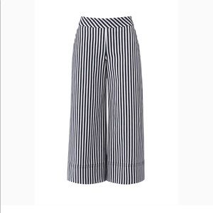 trina turk striped culottes